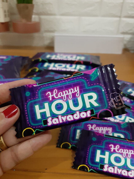 Chiclete Happy Hour Personalizado