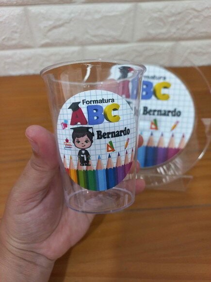 Combo Descartável Lanche Formatura Abc