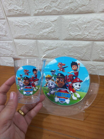 Combo Descartável Lanche Patrulha Canina