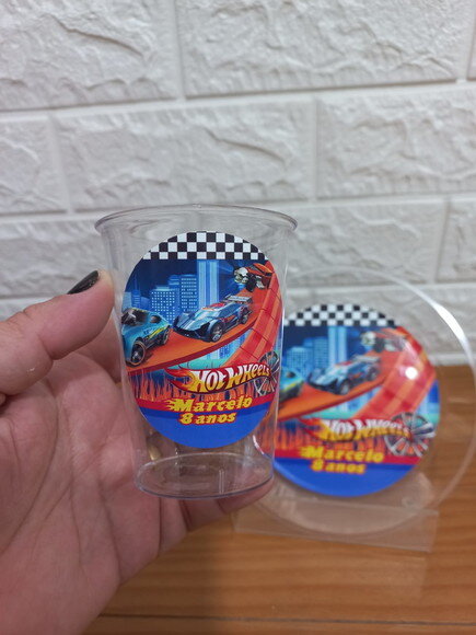 Combo Descartável Refeição Hot Wheels