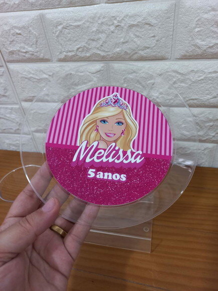 Combo Descartável Sobremesa Barbie