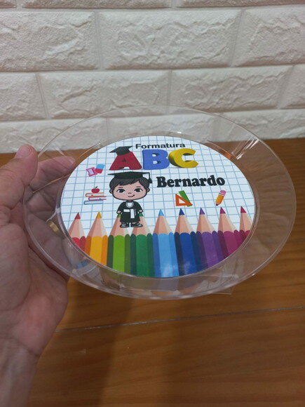 Combo Descartável Sobremesa Formatura Abc