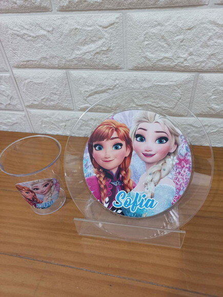 Combo Descartável Sobremesa Frozen