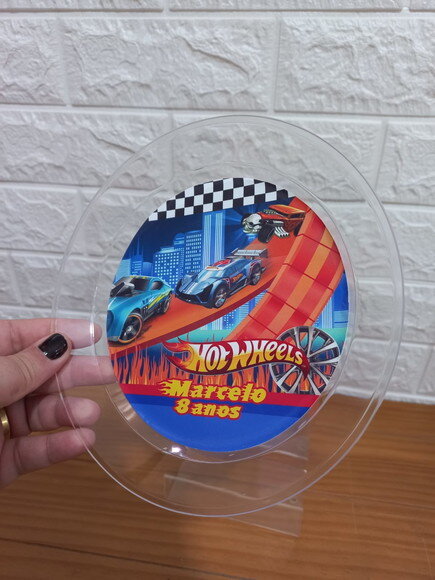 Combo Descartável Sobremesa Hot Wheels