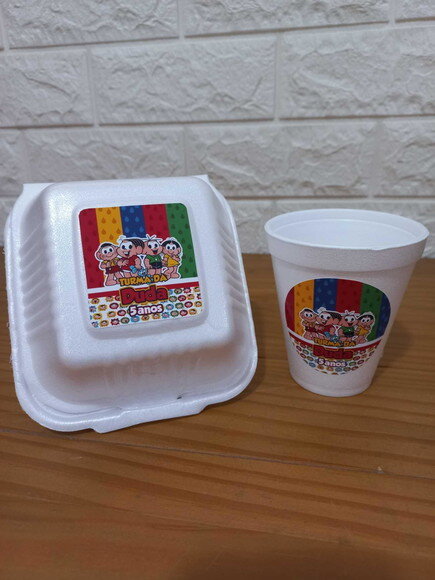 Combo Marmita G Descartável Lanche Turma