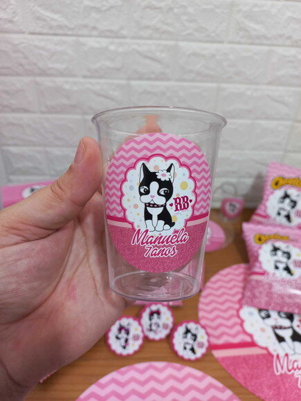 Copo Acrílico 200ml Rebeca Bonbom