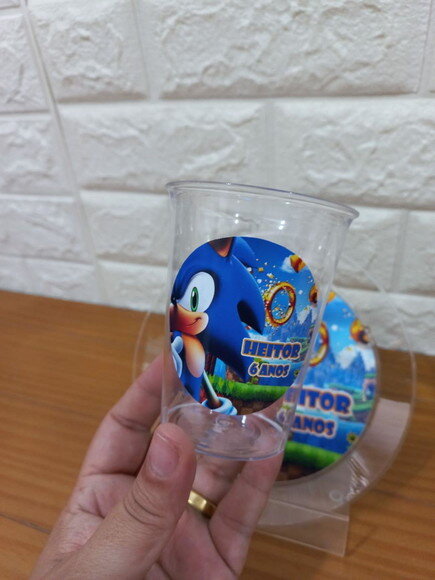 Copo Acrílico 300ml Sonic