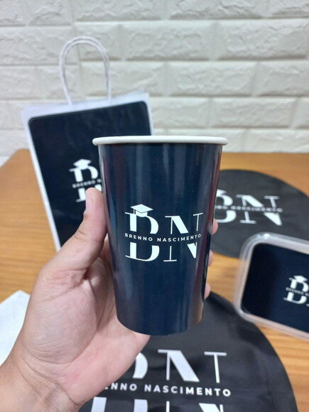 Copo de Papel Personalizado Formatura - 200ml