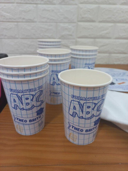 Copo de Papel Personalizado Abc - 200ml