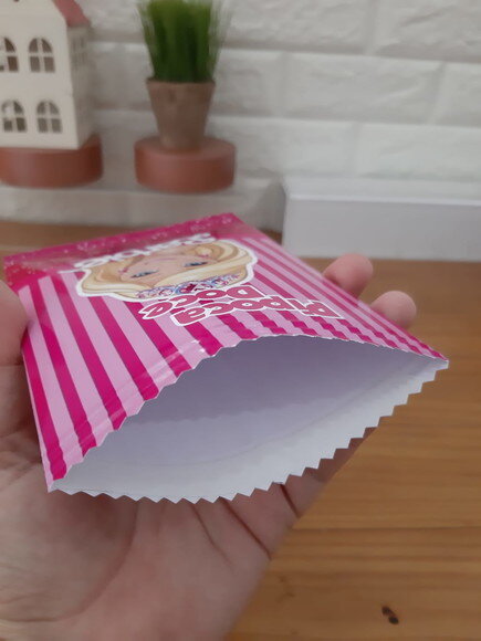 Embalagem Pipoca Doce Barbie Personalizado