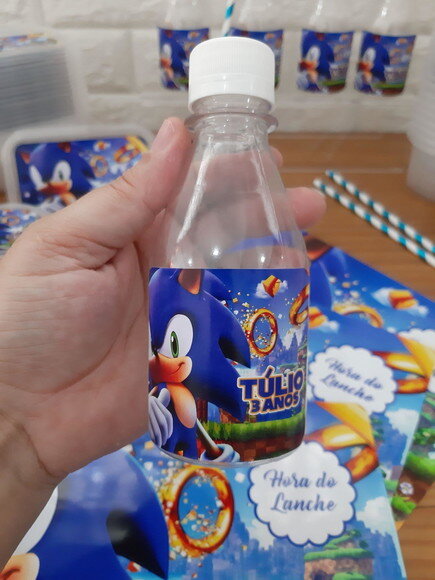 Garrafinha Personalizada Sonic