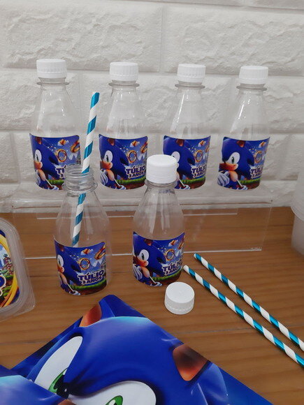 Garrafinha Personalizada Sonic