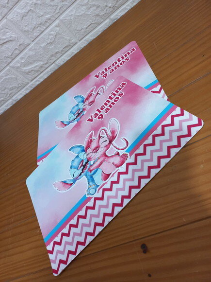 Jogo Americano Stitch e Angel