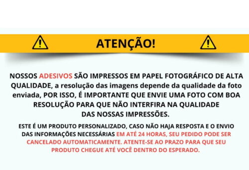 Kit 100 Adesivos Formatura Foto ou Caricatura