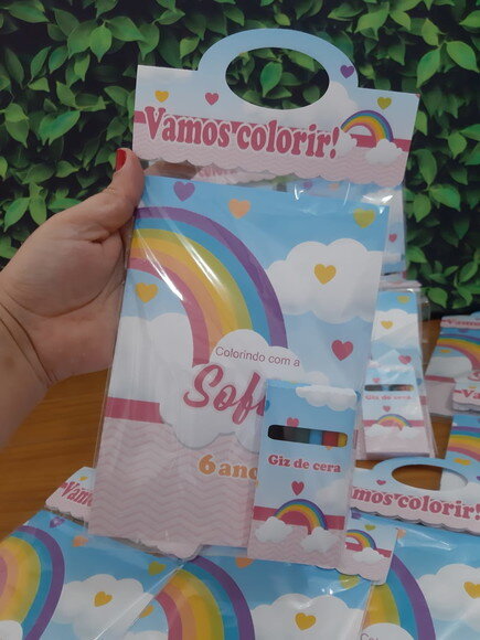 Kit Colorir Arco Iris