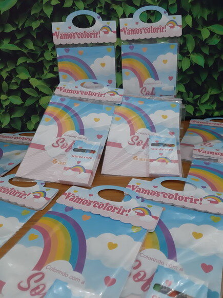 Kit Colorir Arco Iris