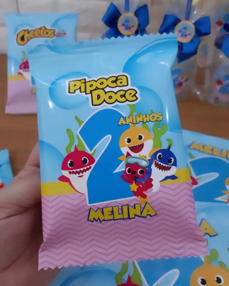 Kit Guloseimas Baby Shark 15 Peças