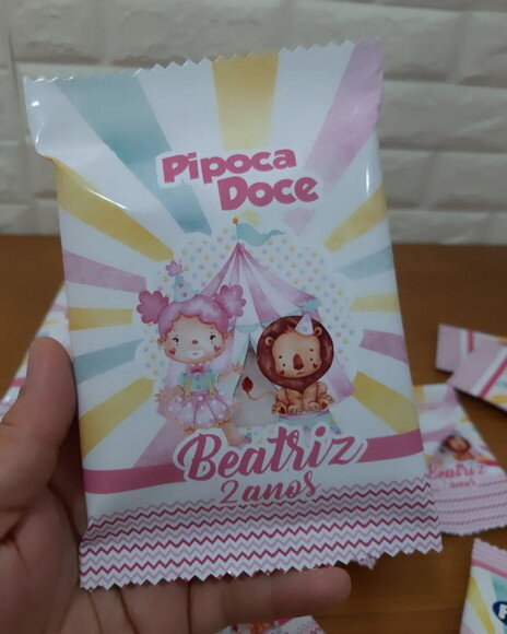 Kit Guloseimas Circo Rosa 15 Peças