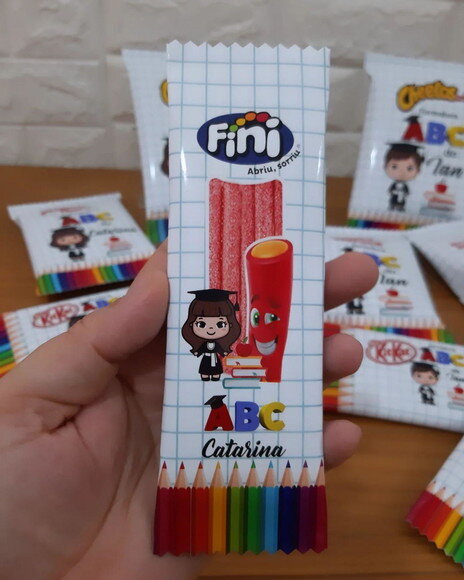 Kit Guloseimas Formatura Abc 50 Peças