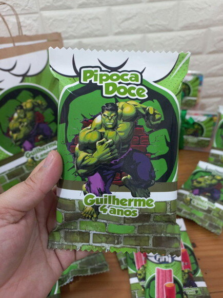 Kit Guloseimas Hulk - 40 Peças