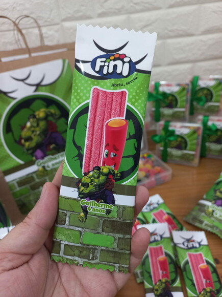 Kit Guloseimas Hulk - 50 Peças