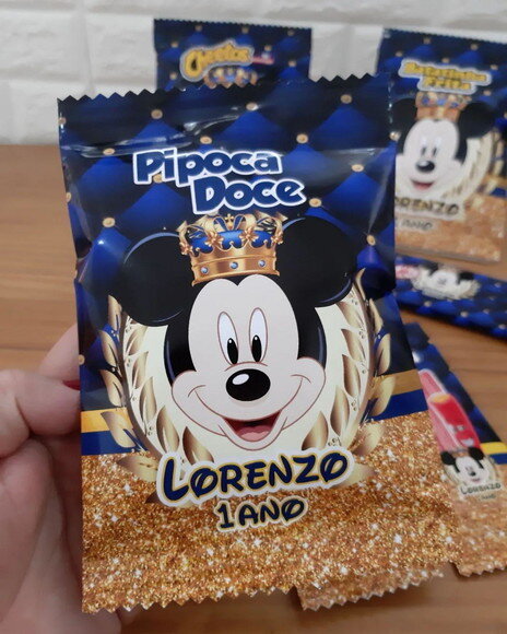Kit Guloseimas Mickey Realeza 30 Peças