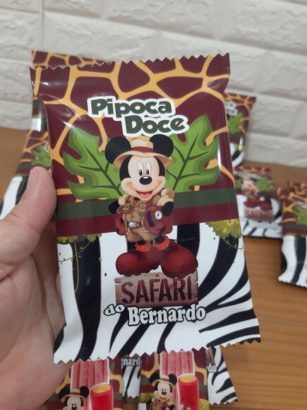 Kit Guloseimas Mickey Safari 25 Peças