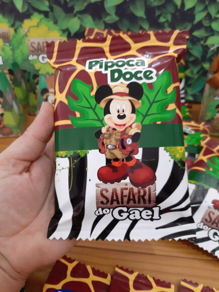 Kit Guloseimas Mickey Safari 40 Peças
