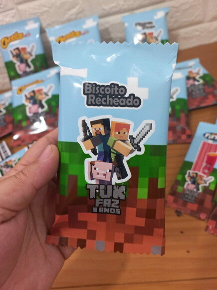 Kit Guloseimas Minecraft 50 Peças