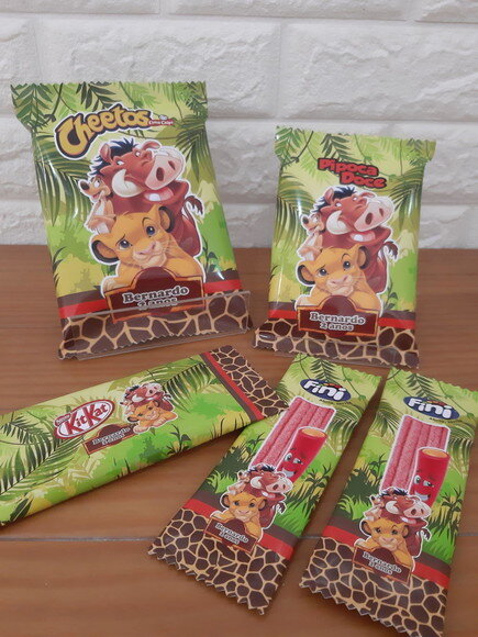 Kit Guloseimas Rei Leão Safari 25 Peças