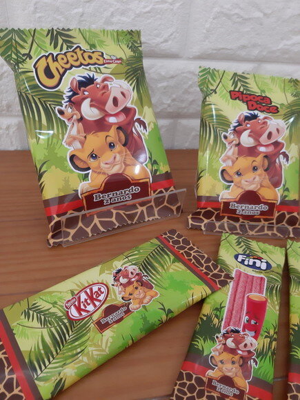 Kit Guloseimas Rei Leão Safari 50 Peças