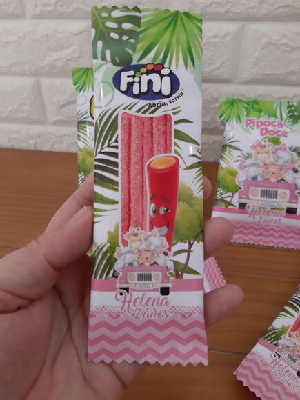 Kit Guloseimas Safari Baby Rosa 25 Peças