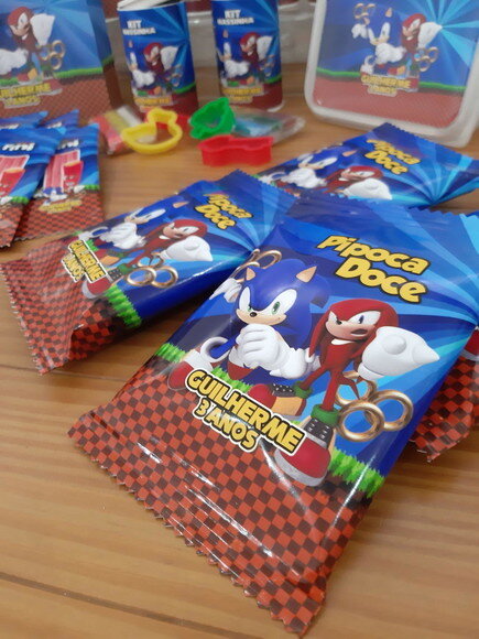 Kit Guloseimas Sonic 50 Peças