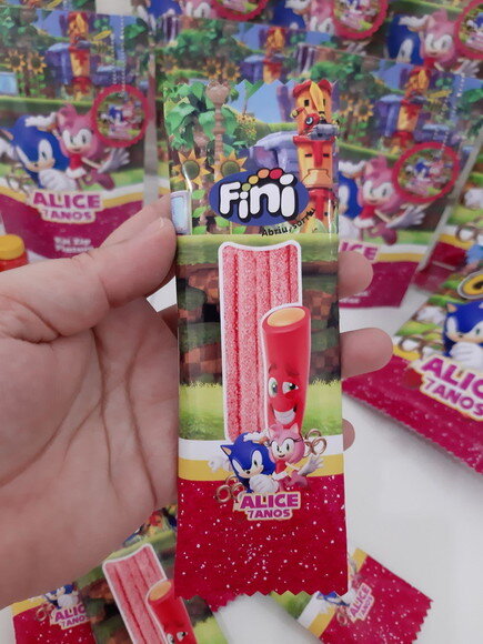 Kit Guloseimas Sonic e Amy 20 Peças