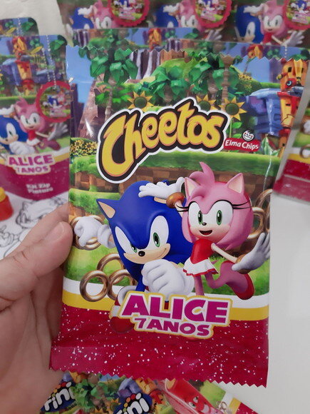 Kit Guloseimas Sonic e Amy 15 Peças