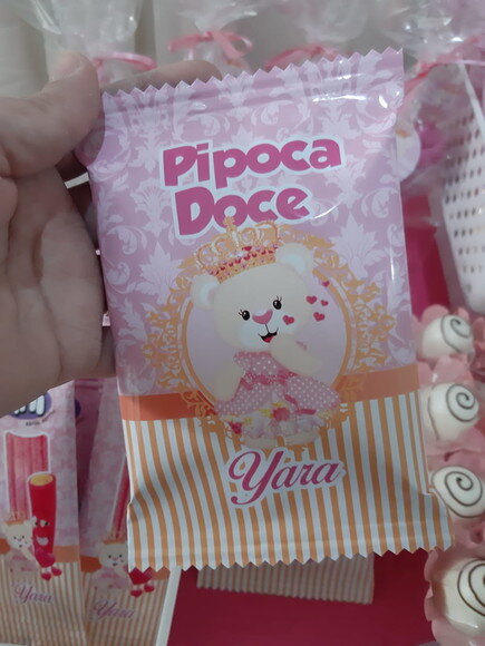 Kit Guloseimas Ursinha Princesa 30 Peças