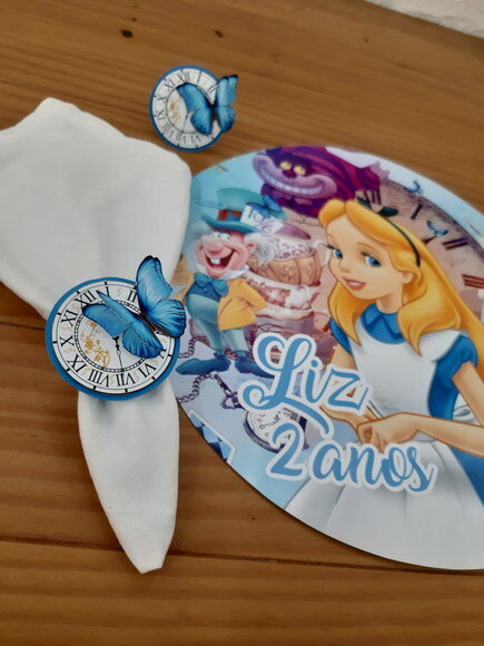 Kit Mesa Posta Alice no País das Maravilhas