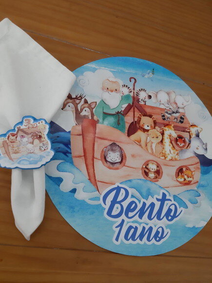 Kit Mesa Posta Arca de Noé 2