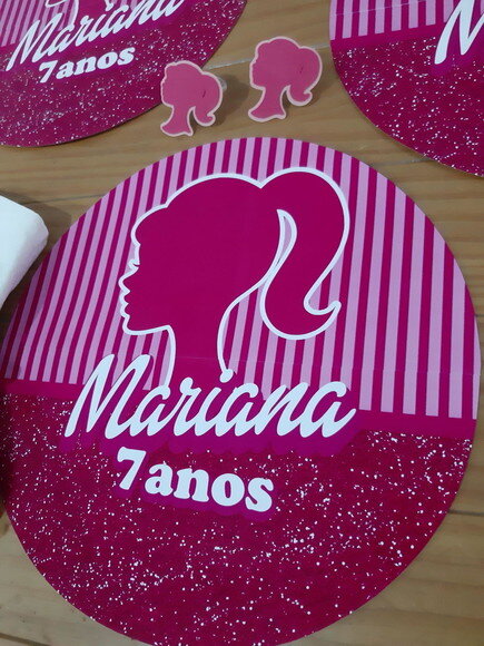 Kit Mesa Posta Barbie Silhueta