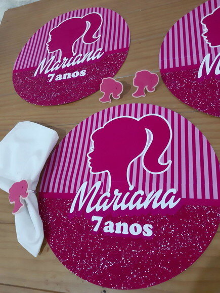 Kit Mesa Posta Barbie Silhueta