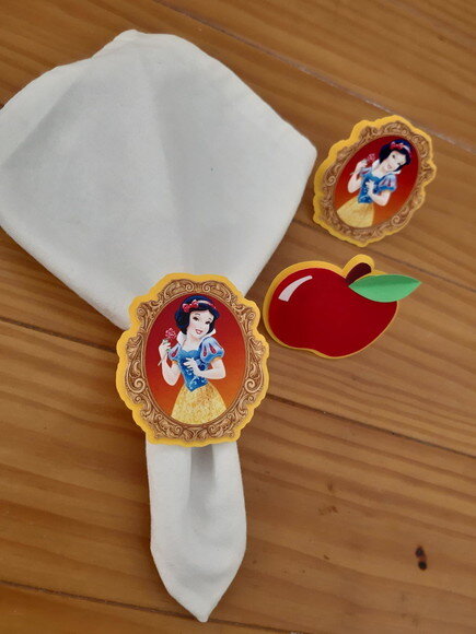 Kit Mesa Posta Branca de Neve