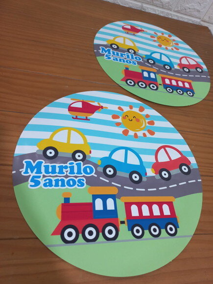 Kit Mesa Posta Carrinhos e Transportes