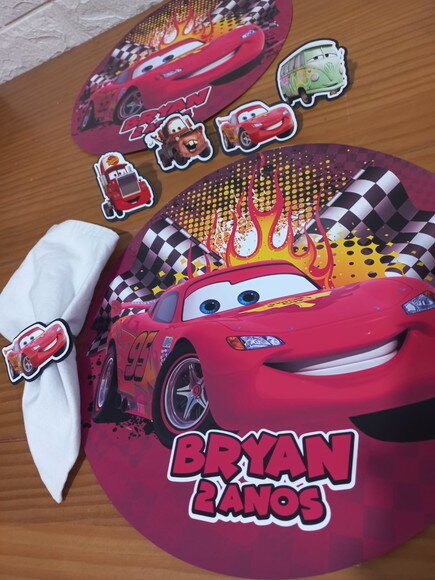 Kit Mesa Posta Carros 2