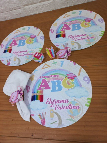 Kit Mesa Posta Formatura Abc