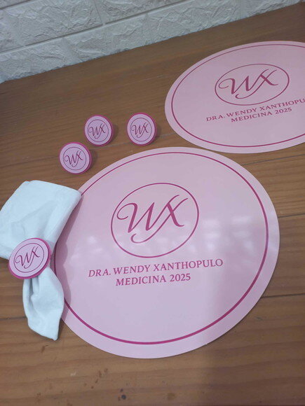 Kit Mesa Posta Formatura Logo