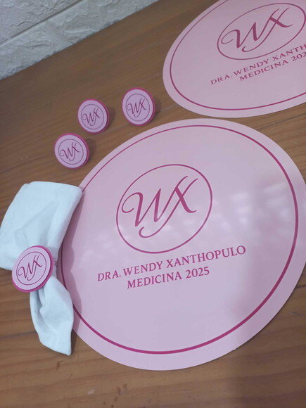 Kit Mesa Posta Formatura Logo