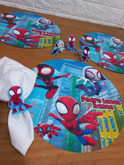 Kit Mesa Posta Homem Aranha Aranhaverso