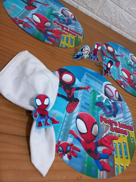 Kit Mesa Posta Homem Aranha Aranhaverso