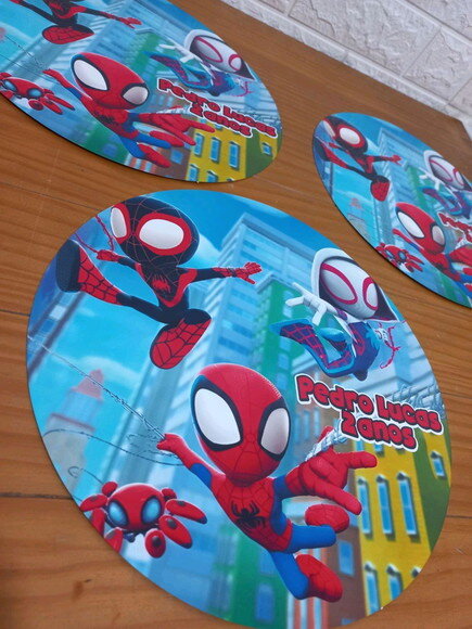 Kit Mesa Posta Homem Aranha Aranhaverso