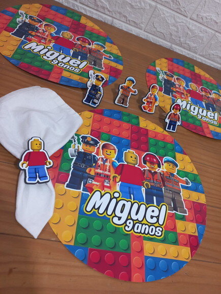 Kit Mesa Posta Legos